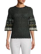 M Missoni Bell-sleeve Cotton Blend Top