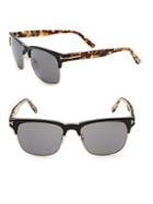 Tom Ford 55mm Clubmaster Sunglasses