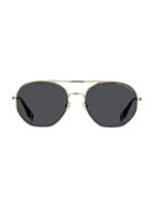 Marc Jacobs 57mm Oval Sunglasses