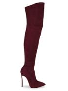 Casadei Suede Stiletto Over-the-knee Boots