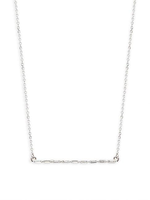 Suzanne Kalan 18k White Gold & Diamond Pendant Necklace