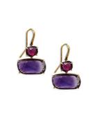 Marco Bicego Amethyst And 18k Yellow Gold Earrings