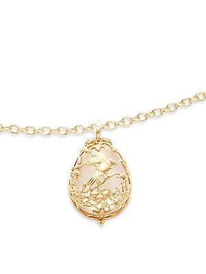 Temple St. Clair Cl Crystal 18k Yellow Gold Volo Rock Pendant
