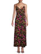 Astr The Label Moody Floral-print Dress
