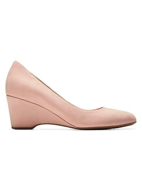 Cole Haan Go To Leather Wedge Pumps