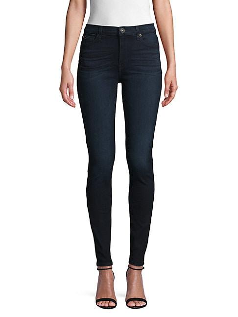 Hudson Jeans Buttoned Skinny Jeans