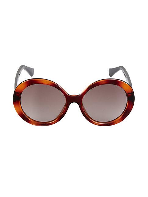Salvatore Ferragamo 57mm Round Sunglasses