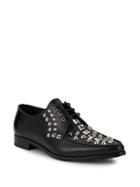 Prada Studded Leather Derby Shoes