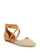 Ugg Australia Izabel Leather Ankle-strap D'orsay Flats