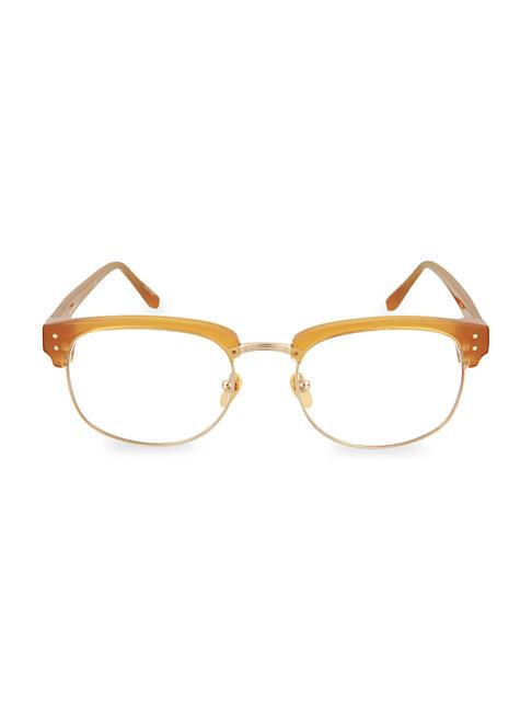 Linda Farrow 51mm Rectangular Optical Glasses