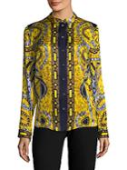 Versace Camicia Generica Printed Silk Shirt