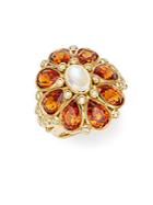 Temple St. Clair Cl Color 18k Yellow Gold Blossom Statement Ring