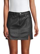 Current/elliott The Leather Mini Skirt