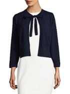 Karl Lagerfeld Bow Coverup Sweater