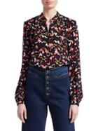 A.l.c. Owens Floral Silk Shirt