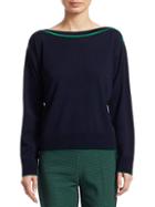 Piazza Sempione Wool-blend Boatneck Sweater