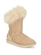 Luxe Foxy Shearling Boots