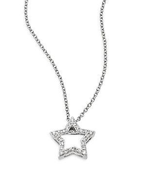 Saks Fifth Avenue Star Diamond Pendant Necklace
