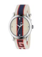 Gucci Stripe Textile-strap Watch
