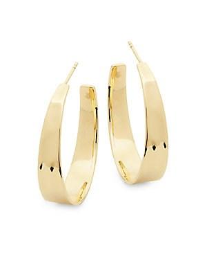 Ippolita Senso 18k Gold Tapered Hoop Earrings