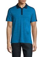 Calvin Klein Space-dye Colorblock Polo Shirt