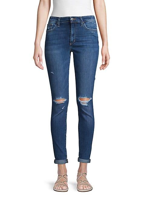 Joe's Jeans Pepper High-rise Ripped Skinny Ankle Jeans
