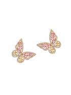Eye Candy La Luxe Butterfly Away Crystal Dangle Earrings