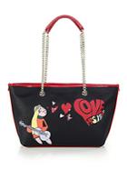 Love Moschino Harmony Love Faux Leather Tote