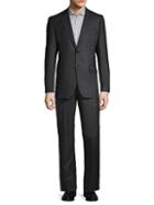 Saks Fifth Avenue Made In Italy Checked Wool Suit