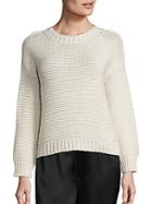Eileen Fisher Lofty Cashmere & Merino Wool Sweater