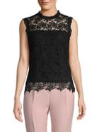 Nanette Lepore Floral Embroidery Sleeveless Top