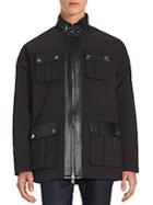 Michael Kors Stand Collar Multi-pocket Jacket