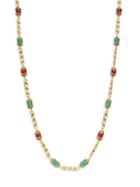 Heidi Daus Thoughtful Treasure Goldtone Crystal & Glass Beaded Station Necklace
