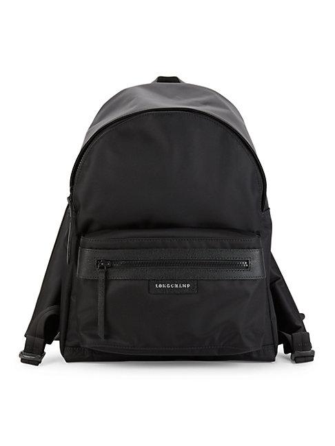 Longchamp Leather-trim Backpack