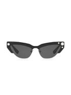 Miu Miu 0mu 04us 59mm Cat Eye Wrap Sunglasses
