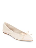 Saks Fifth Avenue Made In Italy Leather Point Toe Flats