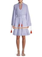 Hemant & Nandita Striped Cotton A-line Dress