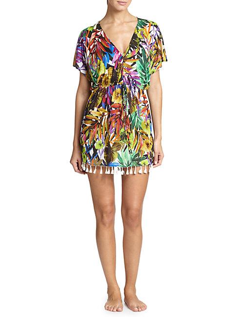 Milly Corvo Tropical-print Coverup
