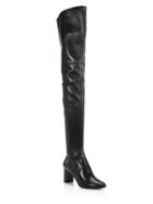 Saint Laurent Over-the-knee Leather Boots