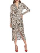 Rachel Rachel Roy Bret Leopard Jersey Wrap Dress