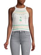 M Missoni Knitted Crop Top