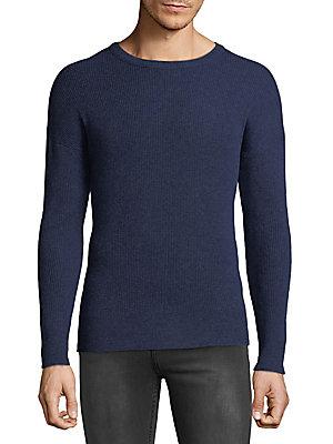 Save Khaki Classic Ribbed Sweater
