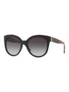Burberry Ita Universal Fit 55mm Cat Eye Sunglasses