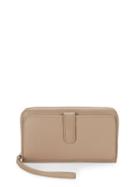 Saks Fifth Avenue Pebbled Leather Zip-around Long Wallet