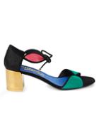 Salvatore Ferragamo Fizzy Colorblocked Sandals