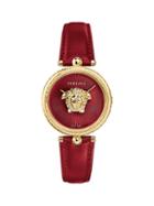 Versace Palazzo Stainless Steel & Leather-strap Watch