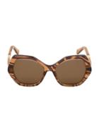 Roberto Cavalli 57mm Geometric Sunglasses