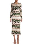 M Missoni Wool-blend Crochet Midi Dress