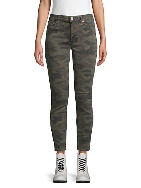 Hudson Jeans Nico Camouflage Ankle Skinny Jeans