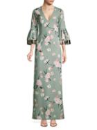Sachin & Babi Floral Tower Gown